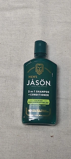 JĀSÖN Men's Calming 2-in-1 Shampoo + Conditioner For Dandruff Relief, 12oz Lot 2