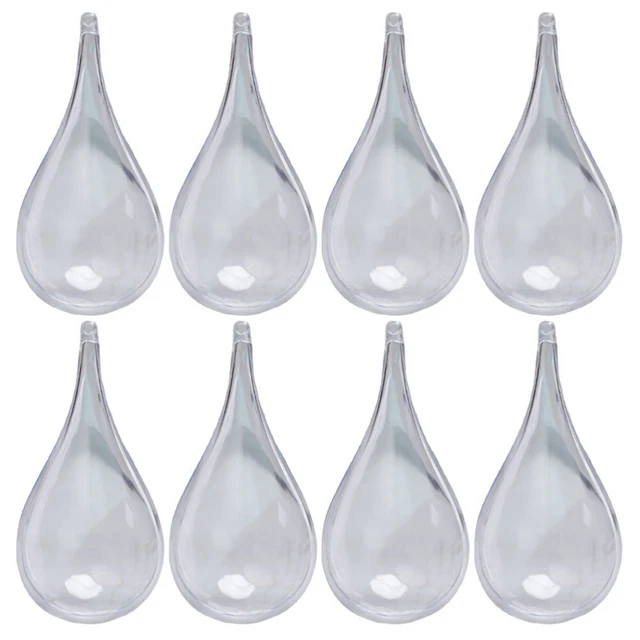 8 Pcs Boule De Noel Claire Boule De Chute Creuse Décorations De Noël Mariage