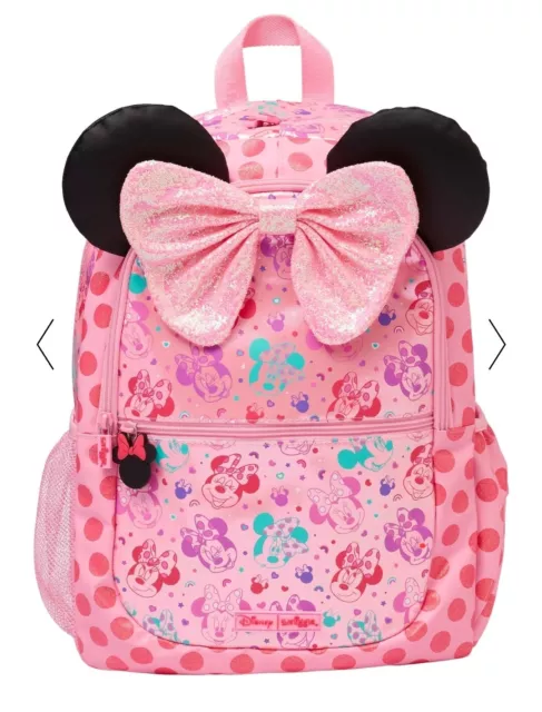 Disney Minnie Mouse by Smiggle backpack large stunning sparkly bow bag