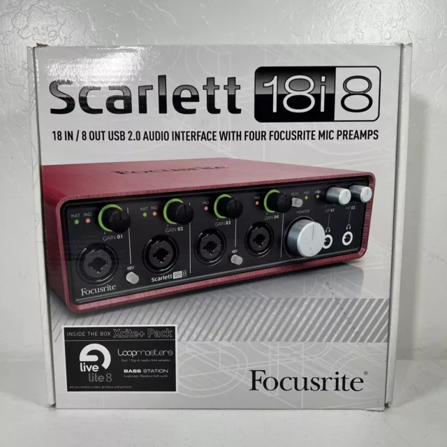 Focusrite Scarlett 18i8 Interface WORKS