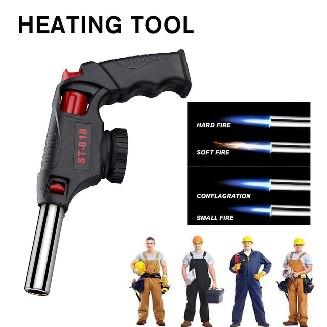 Metal Torch Jet Lighter Powerful Windproof Spray Gun Kitchen Tool AU T5E3