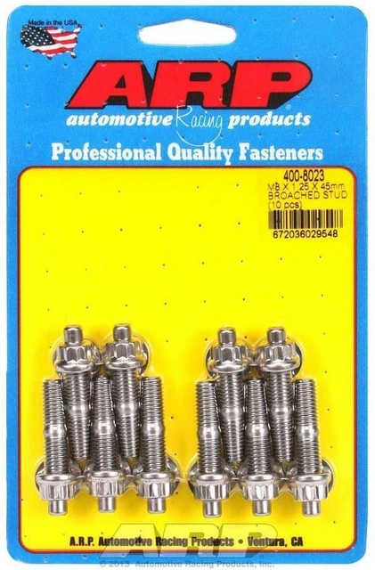 Arp S/S Stud Kit - (10) M8 x 1.25in x 45mm 400-8023