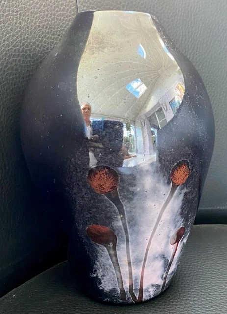 Vase en verre Albert PRADELLI - XXEME