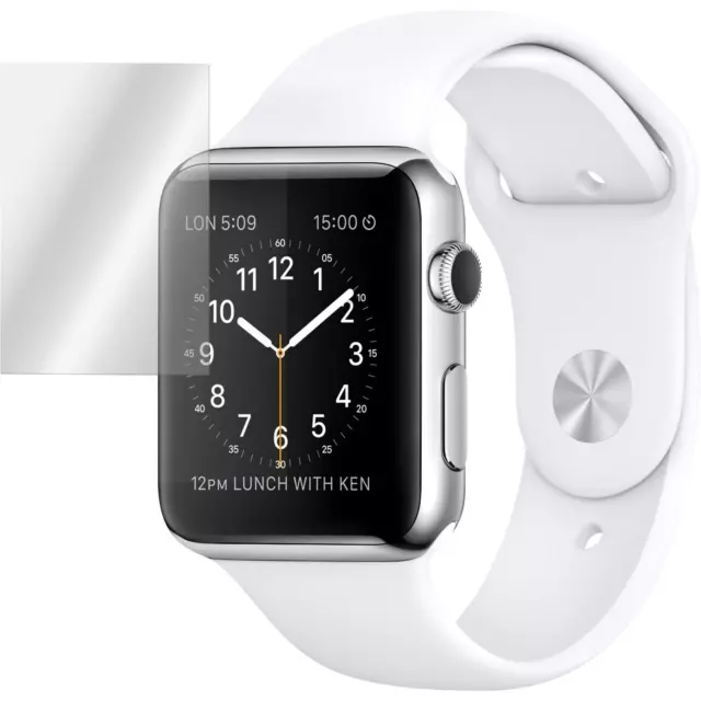 2 x Displayschutzfolie klar  für Apple Watch 42mm Folie