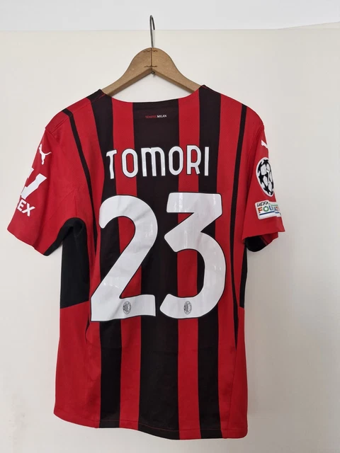 Maillot Vintage AC Milan Années 70, Manches Longues, Acrylique, Taille 14 Ans, Foot Rétro