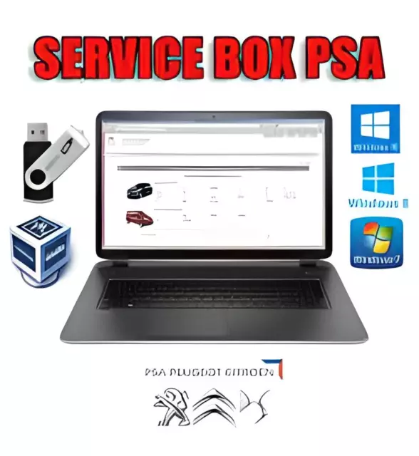 Diagbox 9.68 Peugeot Citroen Ds Sedre All In One Service Compatible Lexia Pp2000