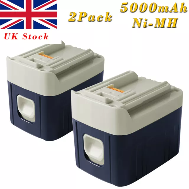 2x Battery For Makita 24V 5.0AH Ni-MH 2417 2420 2430 BML240 BSS730 BDF460 BHP460