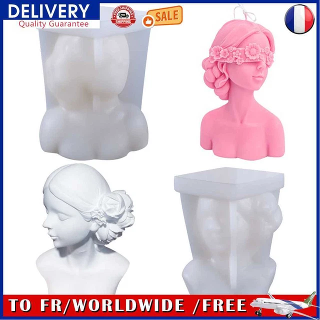 Nordic Wax Statue Silicone Candle Mold Aromatherapy Candle Plaster Ornaments