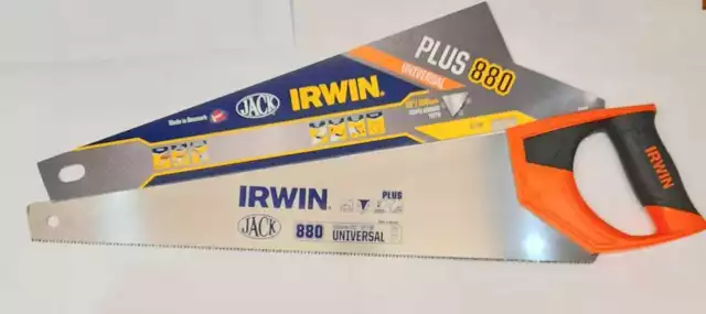 Irwin Jack Plus 880 Universal 20"Triple Ground HardPoint Fast Cut Wood Hand Saw