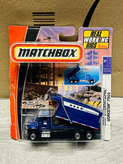MATCHBOX REAL WORKING Rigs International Workstar 7500 Dump Truck £16. ...