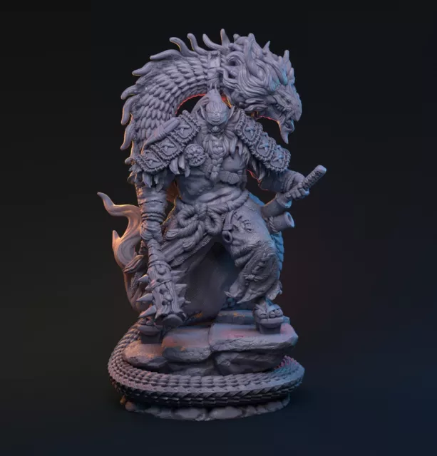 Oni Seigneur Dragon Miniature Slayer Figurine pour dessus de Table Comme D&d 5e