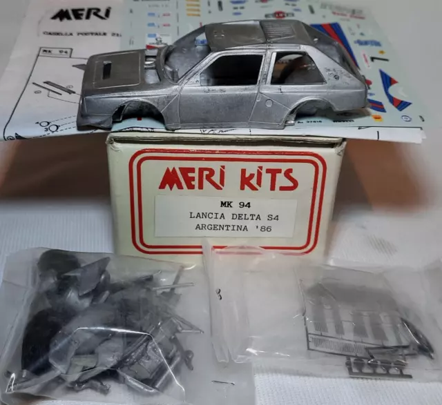 Meri Kits 1:43 (MK94) Lancia Delta S4 Rally Argentina/Montecarlo 1986 #5-7