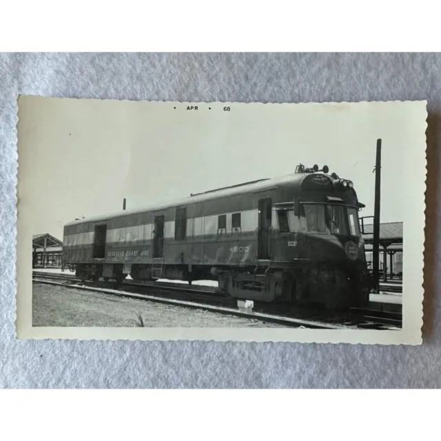 Vintage Railroad Photograph Seaboard Coast Line No. 4900