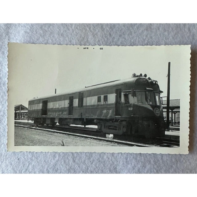 Vintage Railroad Photograph Seaboard Coast Line No. 4900