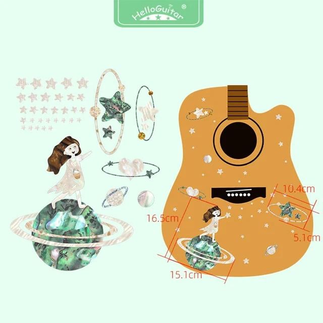 MiaLover Collana con ciondolo in stile retrò con ciondolo per chitarra, gioielli hip hop creativi, in acciaio inox inciso, collana personalizzata per gli amanti della musica con catena da 24 pollici