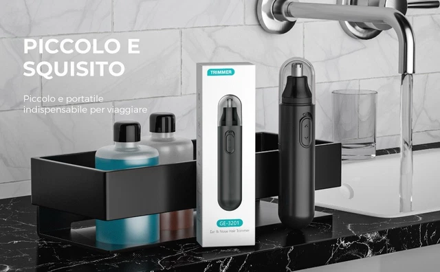 Taglia Peli Naso E Orecchie Professionale Indolore Rasoio Elettrico Tagliapeli 