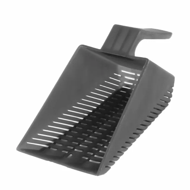 Aquarium Fish Tank Garden Plastic Sand Scraper Cleaning Pan Scoop Shovel Gray