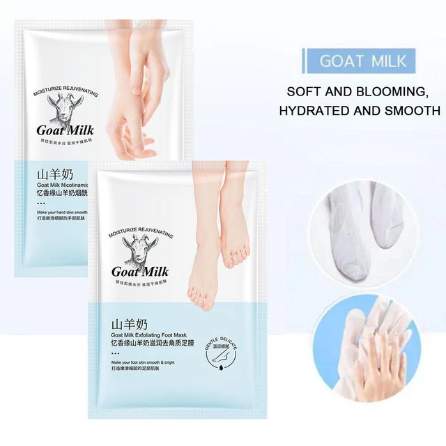 GOAT MILK HAND & Foot Moisturizing Whitening Mask Gentle Skin Care Mask
