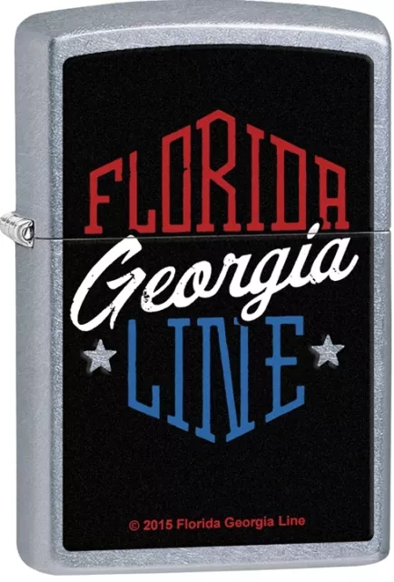 Zippo Florida Georgia Line Country Music Street Chrome Windproof Lighter 29053