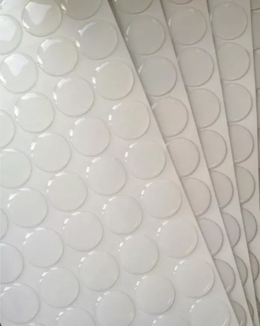 18mm Round Resin Clear Domes -Sticker Epoxy Polyurethane- QTY 50,100,500,1000