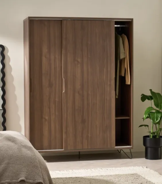 Sliding Door Wardrobe Modern Bedroom Furniture  With Double Door RRP £1100