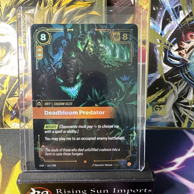 RIFTBOUND LEAGUE OF Legends Origins Epic Foil Deadbloom Predator 161/ ...
