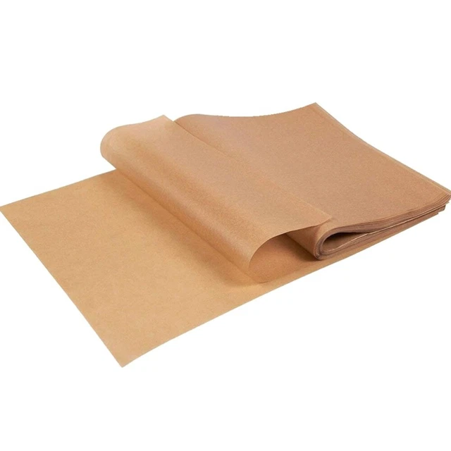 100 pz carta da forno forno forno pergamena marrone lienr non sbiancata