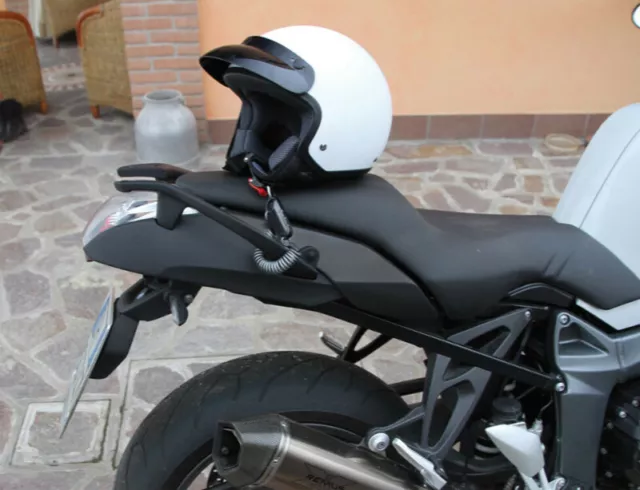 Lucchetto Antifurto con Cavo a Spirale 150 cm per Casco Zaino  Moto Ciclo C90595