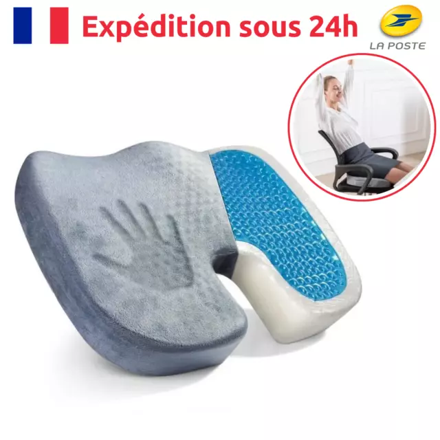 Coussin de Siège Orthopédique et Ergonomique pour Voiture,Chaise de Bureau etc