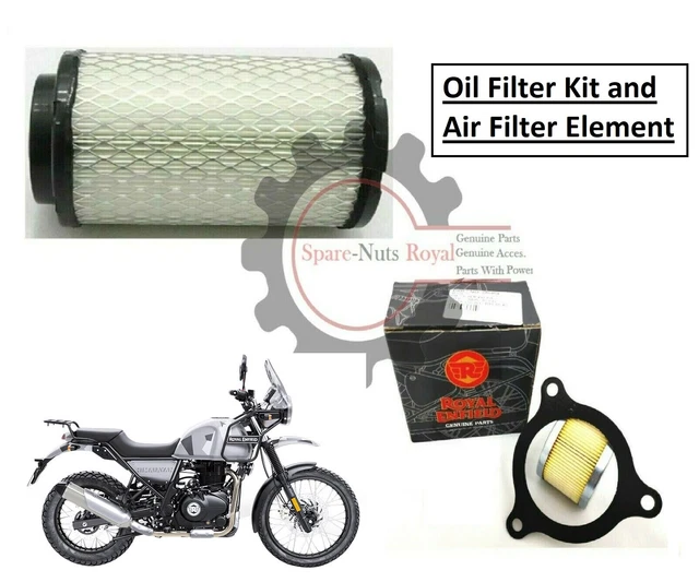 ROYAL ENFIELD &HIMALAYAN 411cc" "Oil Filter Kit & Element Air Filter