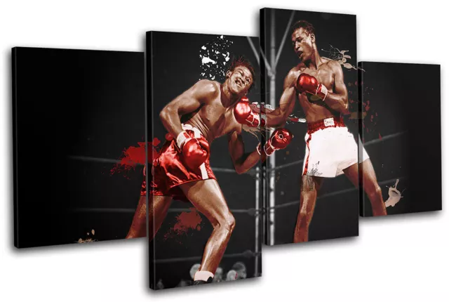 Sugar Ray Robinson Boxing  Sports MULTI TOILE murale ART Photo Print