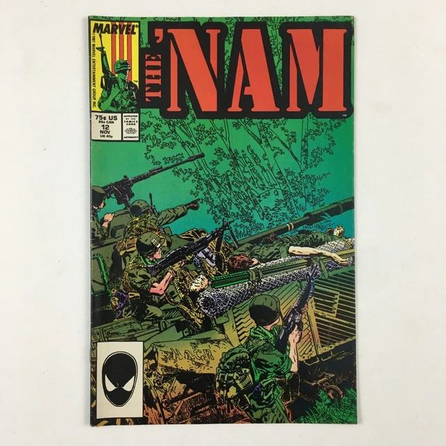 The 'Nam #12 Marvel 1987 Military Vietnam War First Print Copper Age Comic Book