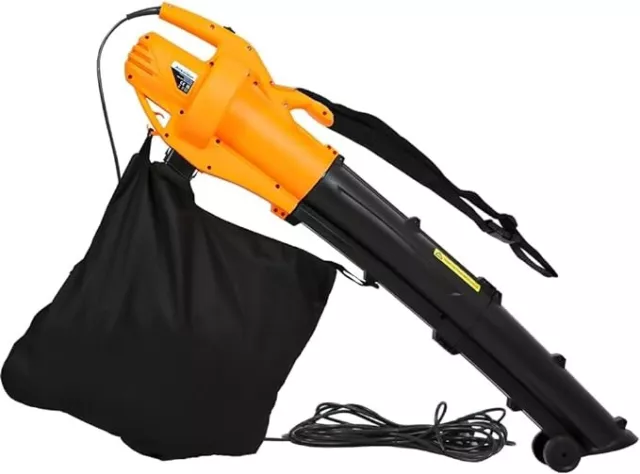 3000w 3 in 1 Garden Leaf Blower Vacuum Mulcher Shredder 10m Cable