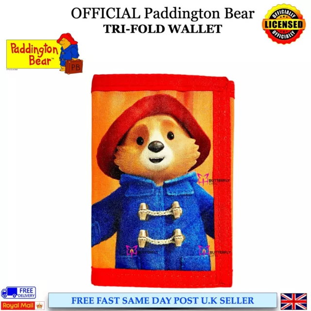 Children's Kids Tri-Fold Wallet Paddington Bear I'm A Very Rare Sort Of Bear 2