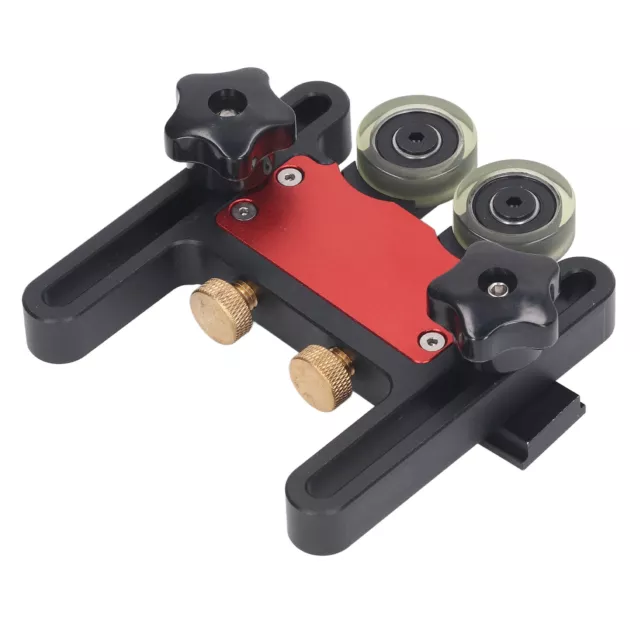 Double Wheel Bearing Stock Roller With Sliding Blocks Table Saw Feeding Guide