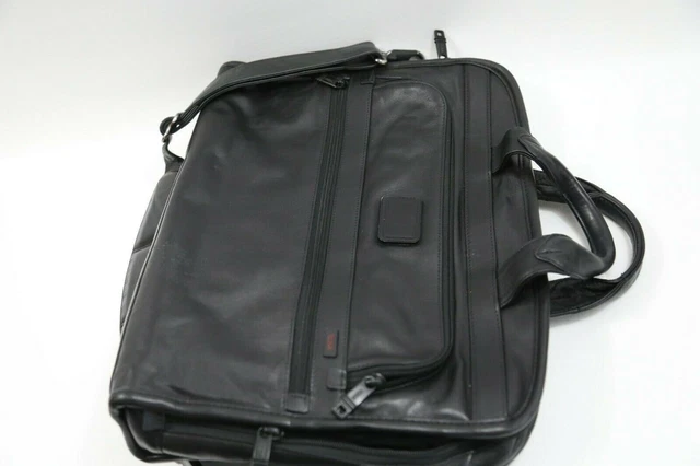 #328 TUMI Alpha Leather Laptop Briefcase Style 96111DH