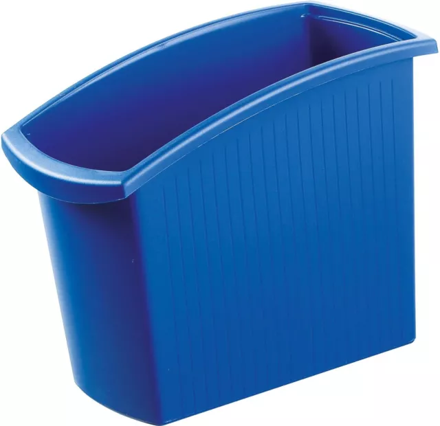 HAN Papierkorb MONDO 18 Liter eckig blau