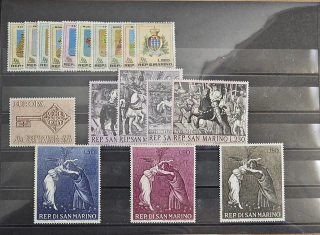(P1033) San Marino kleines Los 1968, postfrisch, 3mal
