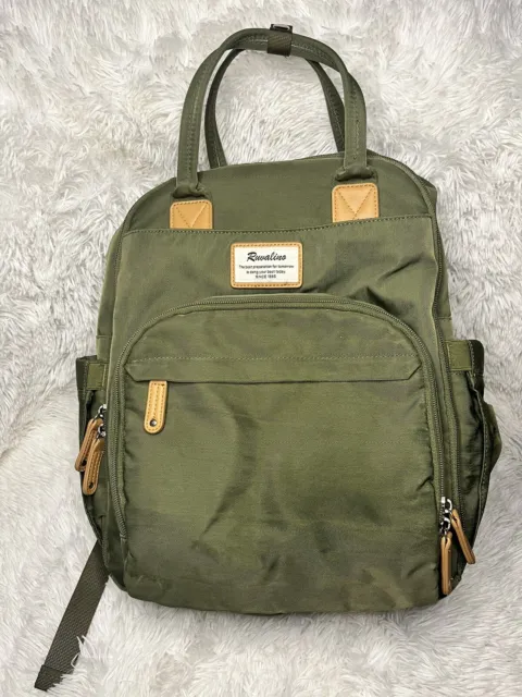 Baby Diaper Bag /Backpack, RUVALINO Multifunction Travel Luggage-Olive Green-