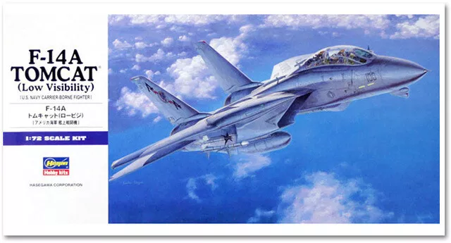 F-14 A Tomcat ""Niedrige Sichtbarkeit"" (U.s. Marineblau Markierungen) #E2/00532 1/72 Hasegawa