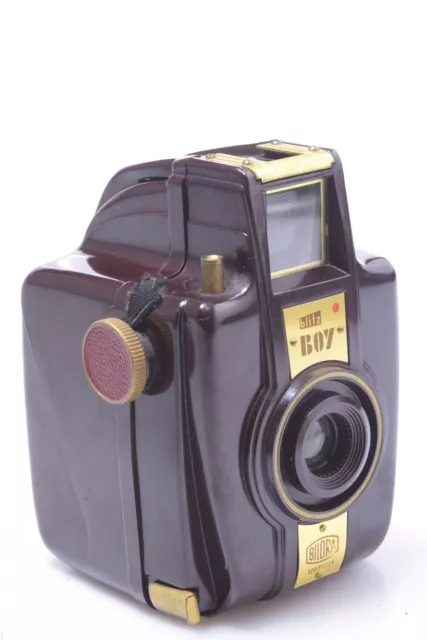 ✅ Bilora Blitz Boy Box Camera 6X6Cm Psuedo Tlr 120 Roll Film Bakelite Art Deco
