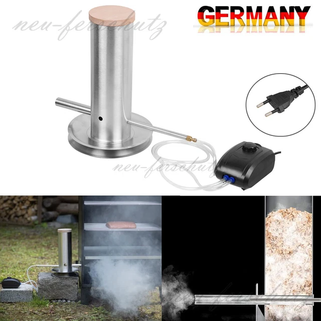 WILD KINGER Stay Wild Wildkinger Premium Stainless Steel Cold Smoke Generator 50 Cm 3.0 Litre Volume Smoker Smoke Generator Smoking BBQ