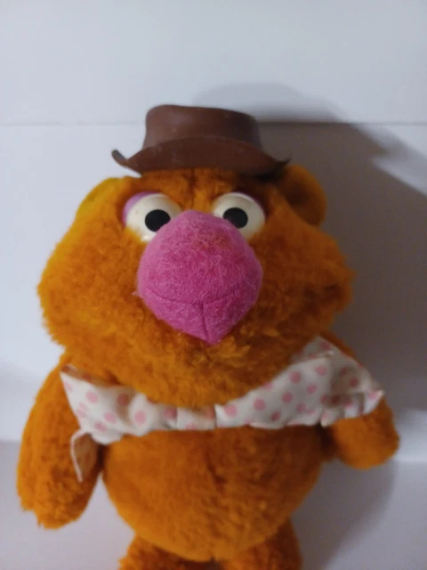 Vintage Fozzie Bear Muppet Puppet Fisher Price 1978 Plush Hand Jim Henson #861