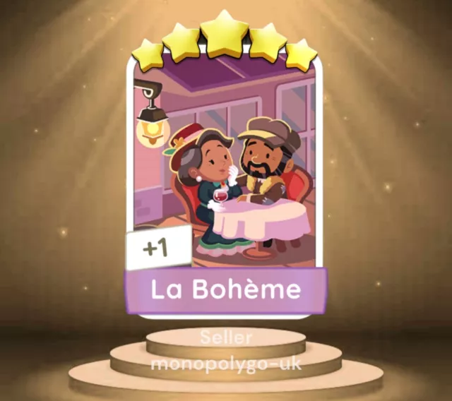 Monopoly Go - La Boheme - Fast Delivery