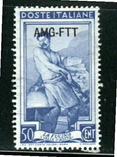 Italy  Italian Overprint Amg-Ftt  Europe Stamps Mint Hinged  Lot 13687