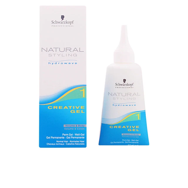Cabello Schwarzkopf unisex NATURAL STYLING HYDROWAVE creative gel 50 ml