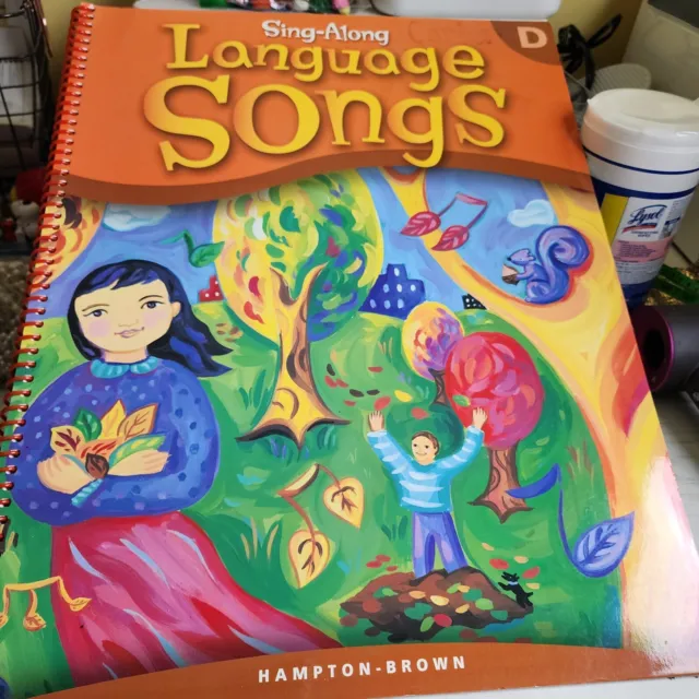 Teacher Big Book Oversized Song Book Sing-Along Language Songs Hampton Brown