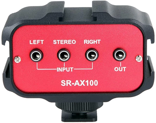 SR-AX100 2 Channel 3.5Mm Audio Adapter (Red/Black)