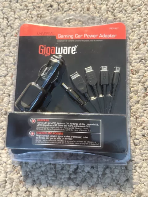 Gigaware Universal Gaming Car Power Adapter. Model-2601437