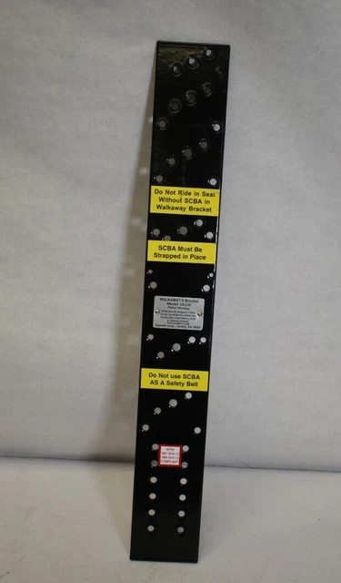 Zico Walkaway SCBA Bracket Model ULLH Main Bracket Only 22-1/2" x 3"
